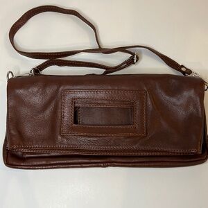 Borse In Pelle Italian Leather Fold Over Crossbody